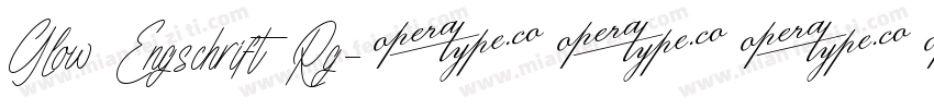 Glow Engschrift Rg字体转换